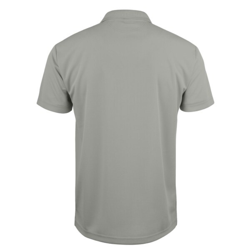 Bonzini Embroidered Silver Polo Shirt