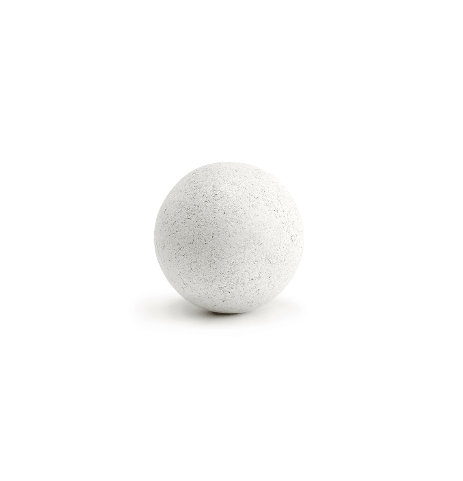 White Lacquered Cork Ball