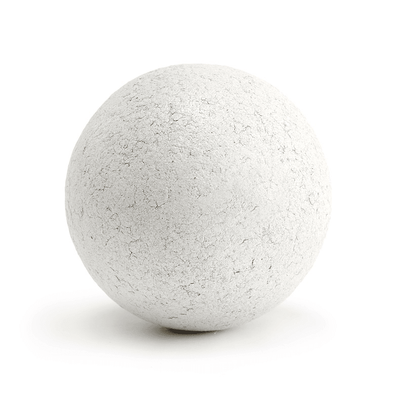 White Lacquered Cork Ball